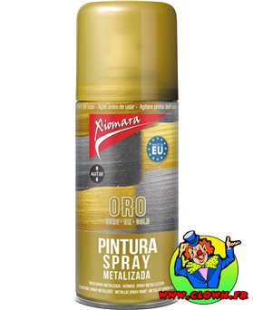 Spray aérosol peinture déco or