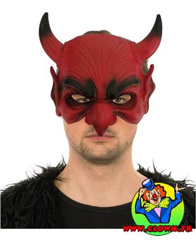 1/2 masque diable rouge supersoft