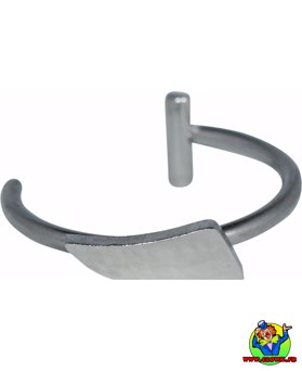 2 piercings crocs métal - Vue 3