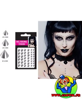 30 selbstklebende fake-piercings