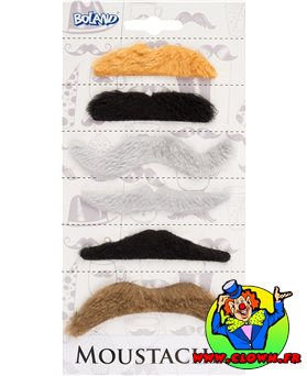 6 Moustaches Natural