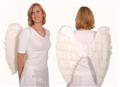 Ailes d'ange en plumes blanches - Taille moyenne autre image 2