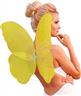 Ailes papillon brillantes jaune autre image 2