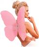 Ailes papillon brillantes rose autre image 2