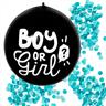 Ballon de confettis en latex "Boy or Girl" pour Baby-shower autre image 0
