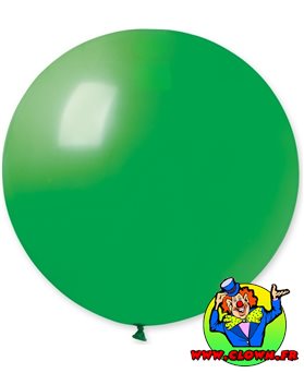 Ballon geant rond vert  80cm
