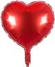 Ballon mylar métallisé coeur rouge autre image 0