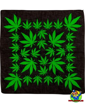 Bandana cannabis - Vue 1