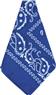 Bandana cowboy bleu autre image 1