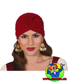 Boucles d'oreilles métallisées gitane