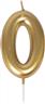 Bougie or - chiffre 0 autre image 0