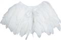 Cape en plumes blanches autre image 1