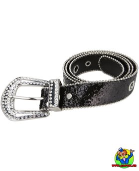 Ceinture coachella noire - Vue 1