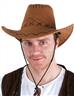 Chapeau Cow-boy adulte texas avec coutures marron clair autre image 7