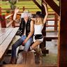 Chapeau Fabulous cow-boy blanc avec frange autre image 4