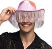 Chapeau Fabulous cow-boy rose avec frange autre image 3