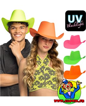 Chapeau cowboy Blaze fluo UV