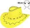 Chapeau cowboy Savanne jaune fluo UV autre image 1