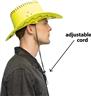 Chapeau cowboy Savanne jaune fluo UV autre image 3
