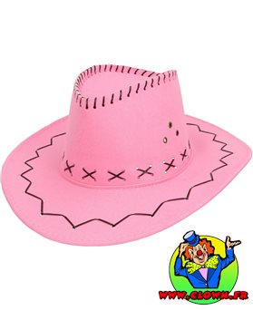 Chapeau cowboy Savanne rose