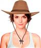Chapeau cowboy calamity light brown indiana jones autre image 1