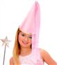 Chapeau de fée en satin avec voile rose clair autre image 1