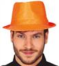 Chapeau tissu sequins adulte Borsalino orange autre image 2