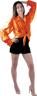 Chemise disco satin orange autre image 1