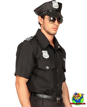 Chemise policier - Vue 2