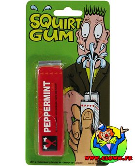 Chewing-gum lance-eau