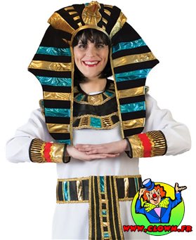 Coiffe égyptienne pharaon