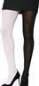 Collants bi couleur blanc et noir autre image 0