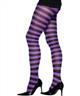 Collants sorciere rayes violet/noir autre image 1