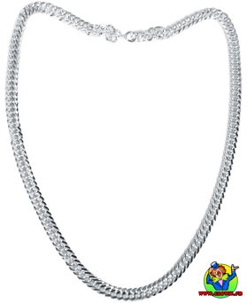 Collier argent métal - Vue 1