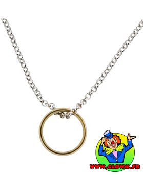 Collier avec anneau dore seigneur d'anneau