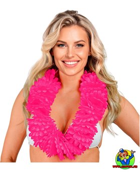 Collier hawaien rose - Vue 3