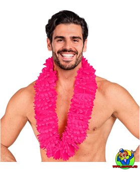 Collier hawaien rose - Vue 4