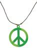 Collier hippie peace and love fluorescent autre image 0