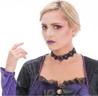 Collier ras de cou dentelle gothique violet autre image 1
