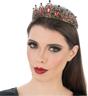 Couronne diademe gothique diamants rouges et noirs autre image 0