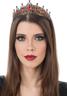 Couronne diademe gothique diamants rouges et noirs autre image 2