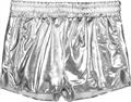 Culotte short Shiny argent autre image 1