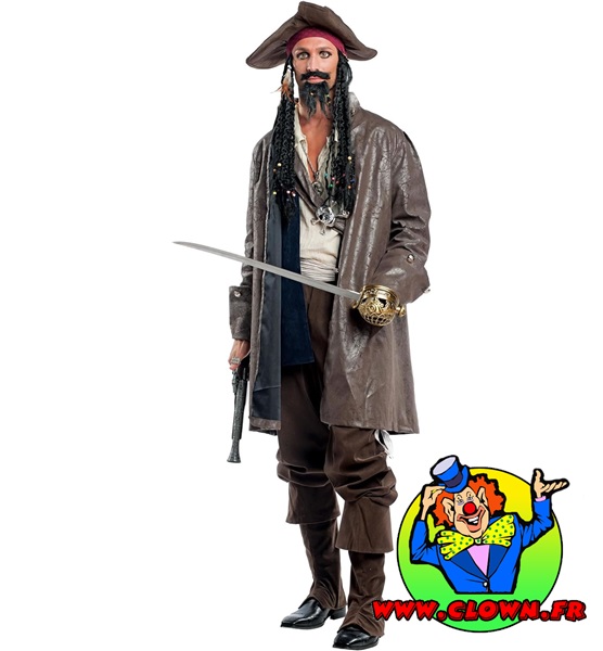 Perruque pour Homme de Pirate - Jour de Fête - Perruques - Accessoires