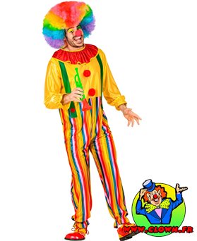 Déguisement Clown Adulte - Style Classique Cirque