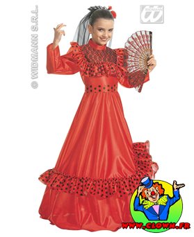 Déguisement Espagnole Enfant - Costume et Accessoires