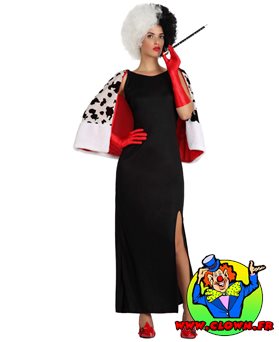 Déguisement Femme Cruella 101 Dalmatiens