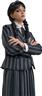 Déguisement Mercredi Addams Enfant - Uniforme Noir & Gris pour Halloween autre image 2