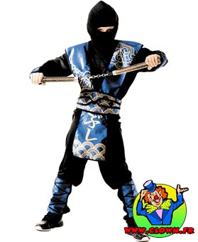 Déguisement Ninja Enfant pour Fêtes Thématiques et Halloween