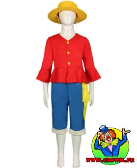 Déguisement One piece Luffy enfant