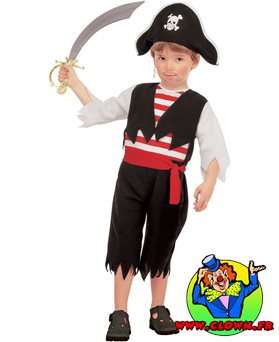 Déguisement Pirate Enfant - Déguisement Paris Boutique